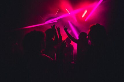 Ravers in a club